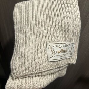 Wilfred 100% Merino Wool Knit Scarf